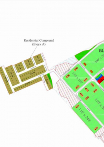 Exact Location of Gulberg Green's A Block Residential Complex