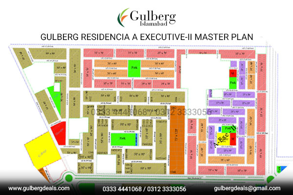 Map Of Gulberg A Executive 2