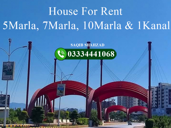 5marla, 7marla, 10marla, and 1 kanal house portion for rent in Gulberg Green Islamabad