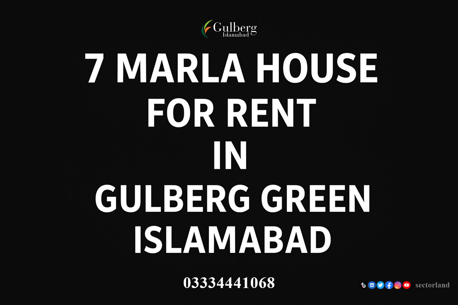 Gulberg Green Islamabad 7 Marla Portion For Rent