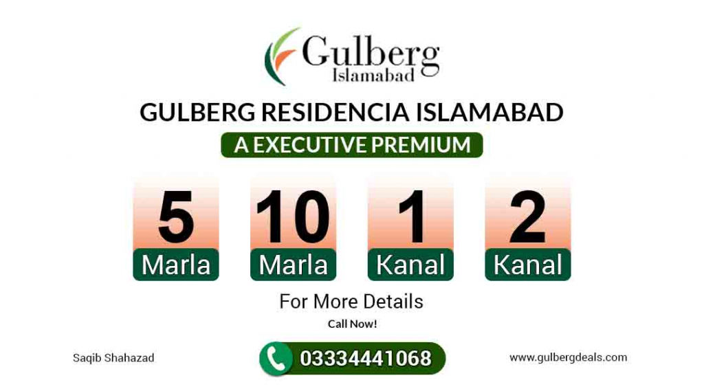 Gulberg A Executive Premium 5m,10m,1 & 2 Kanal Payment Plan